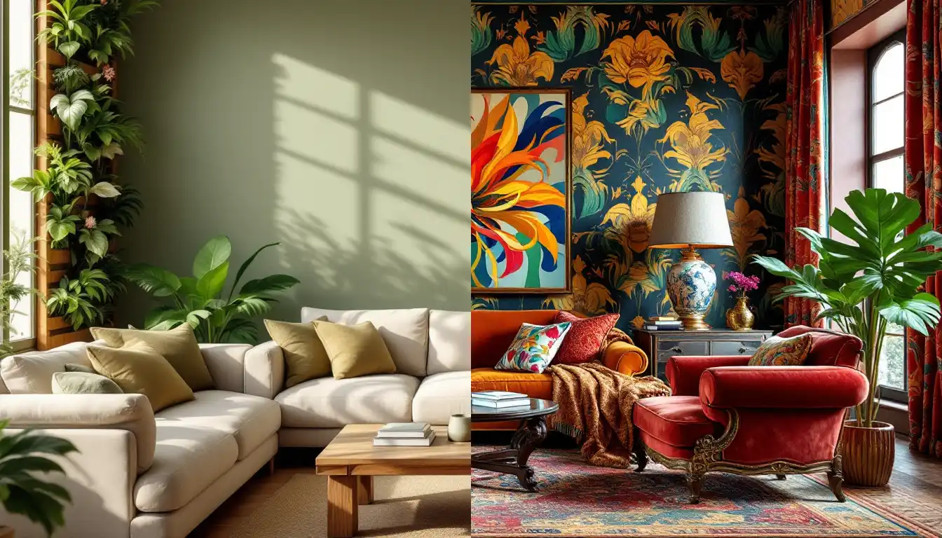 Do Minimalismo ao Maximalismo: as Tendências de Casa E Jardim em 2025